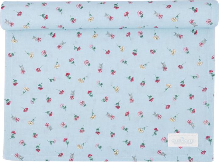 Greengate Lianca Tischläufer pale blue 140x45cm