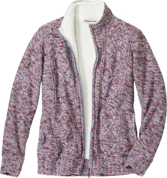 Produktbild Atlas For Women Melierte Strickjacke mit Fleecefutter (44 D)