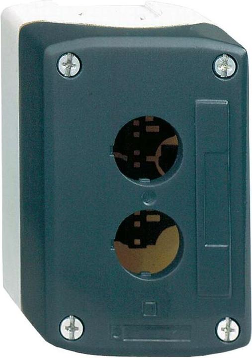 Produktbild Schneider Electric Tastergehäuse 22mm 1 Loch grau