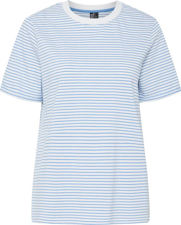 Pieces Pcria Ss Fold Up Tee Stripes Noos Bc (L)