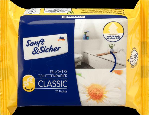 dm Sanft&Sicher Moist toilet paper (1 x)