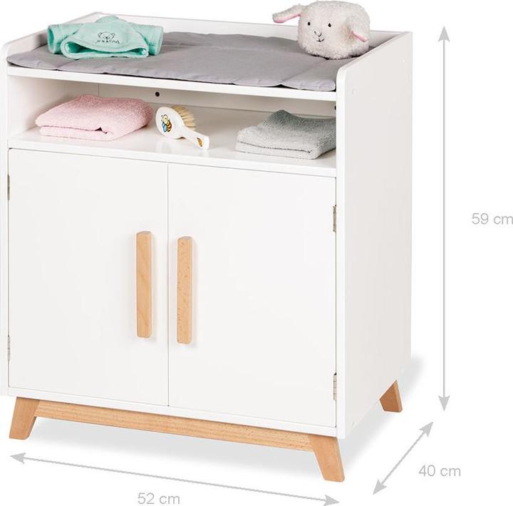 Actual product image Pinolino Doll's changing table "Marit", 2-piece.