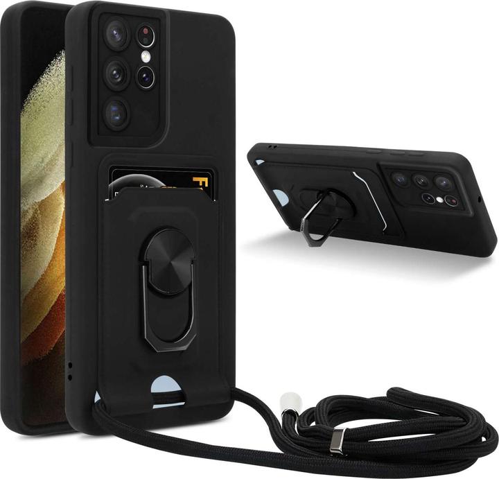Produktbild Cadorabo Handykette für Samsung Galaxy S21 ULTRA mit Standfunktion