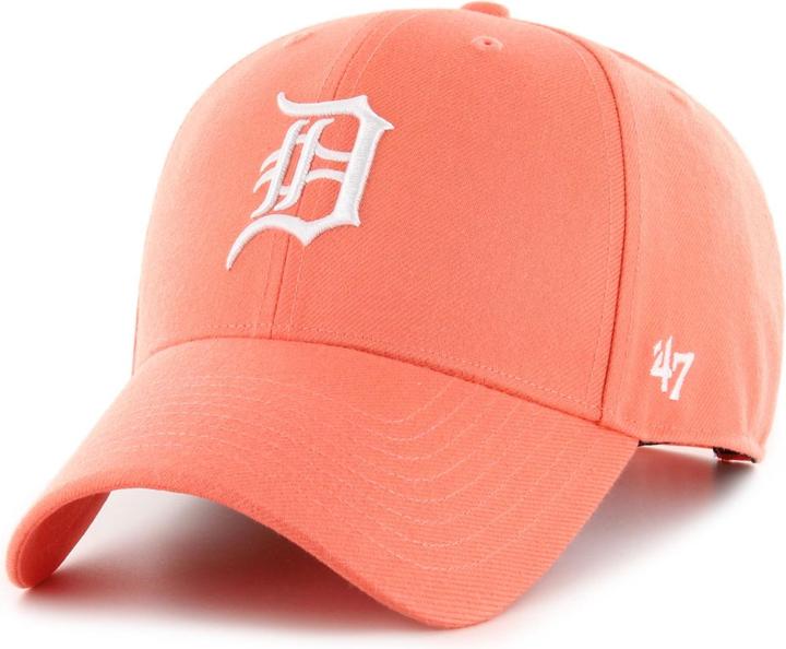 Actual product image 47 Brand Adjustable Cap - MLB Detroit Tigers grapefruit