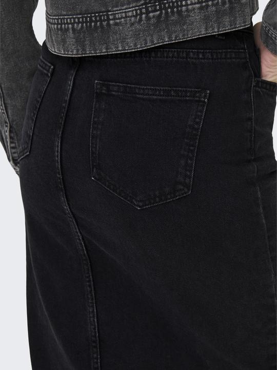 Actual product image Only Midi skirt Denim skirt (XL)