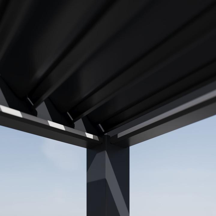 Immagine prodotto Weide Pergola elettrica 4x6m antracite con LED (600 cm, 400 cm)