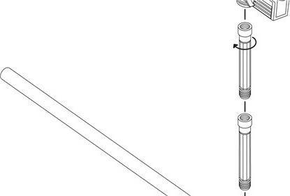 Actual product image Gardena MDS extension pipe for square sprinkler OS 90 (Water timer)