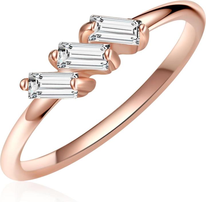 Produktbild Glanzstücke München Damen Sterling Silber Bergkristall roségold - 11078 (50, 925 Silber)