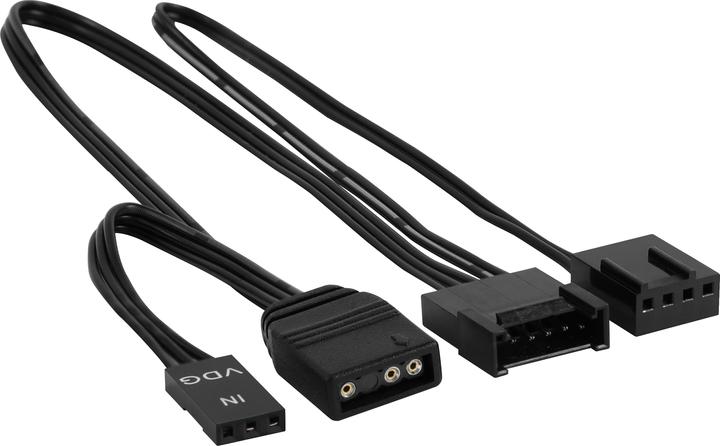 Produktbild AeroCool Duo 20 Computergehäuse Ventilator 20 cm Schwarz (200 mm, 1 x)