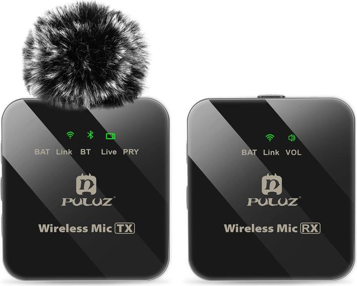 Immagine prodotto Puluz Wireless Lavalier Microphone 1 TX + 1 RX