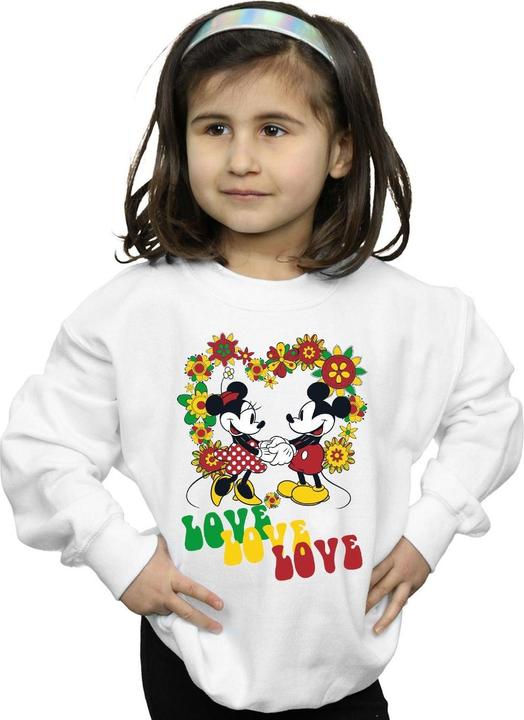 Image du produit Disney - Sweat MICKEY AND MINNIE MOUSE HIPPIE LOVE - Fille (140, 146)