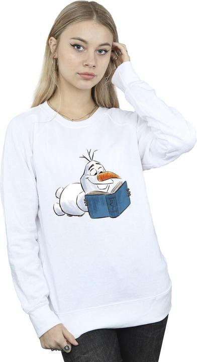 Immagine prodotto Disney Frozen Olaf Reading Felpa Donna (L)