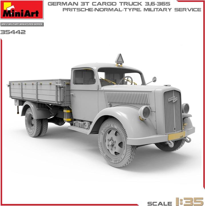 Immagine prodotto 1:35 Dt. 3 To. Camioncino da carico con pianale