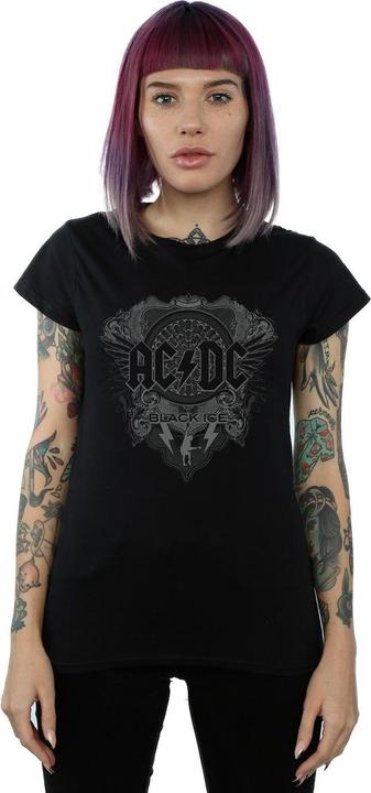 Immagine prodotto AC/DC T-shirt en coton glacé noir pour femmes/femmes (L)