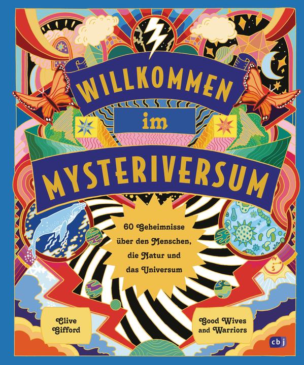 Actual product image Willkommen im Mysteriversum – 60 Geheimnisse über den Mensch, die Natur und das Universum (German, Clive Gifford, 2024)