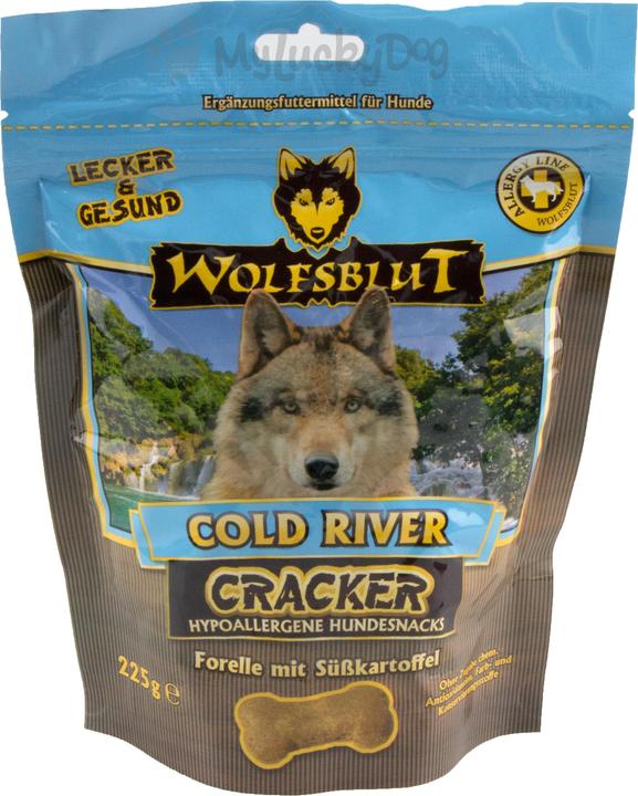 Wolfsblut Cracker Cold River mit Forelle 225 g (Junior, Adult, Senior, 1 Stk., 225 g)