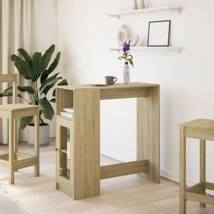 Produktbild VidaXL Bartisch mit Regal