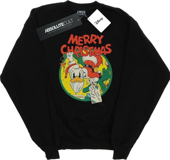 Immagine prodotto Disney Donald Duck Merry Christmas Felpa Uomo (L)