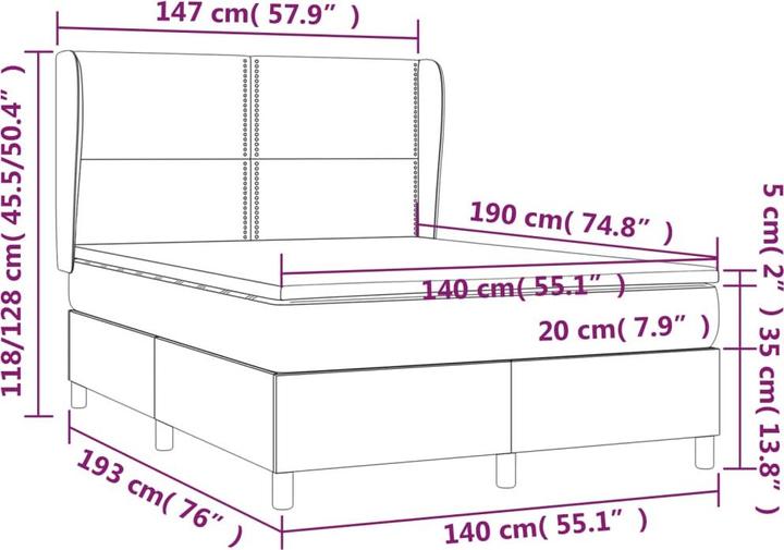 Image du produit VidaXL Nalia (140 x 190 cm, 140 x 190 cm)