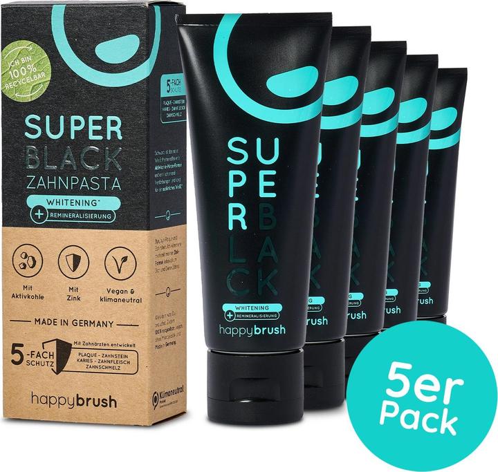 Produktbild happybrush SuperBlack (75 ml)