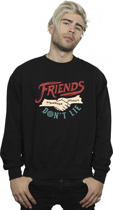 Image du produit Netflix - Sweat STRANGER THINGS FRIENDS DON'T LIE HANDS - Homme (4XL)