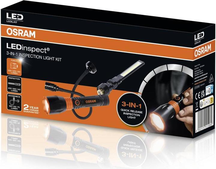 Produktbild Osram LEDIL417 LEDinspect 3-IN-1 INSPECTION LIGHT Arbeitsleuchte (500 lm)