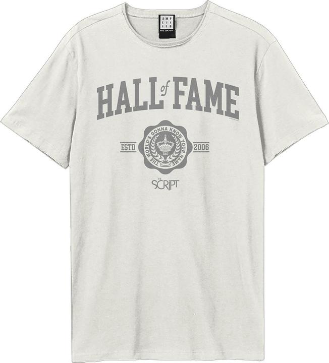 Actual product image Amplified Unisex Adult Hall Of Fame The Script T-Shirt (XL)