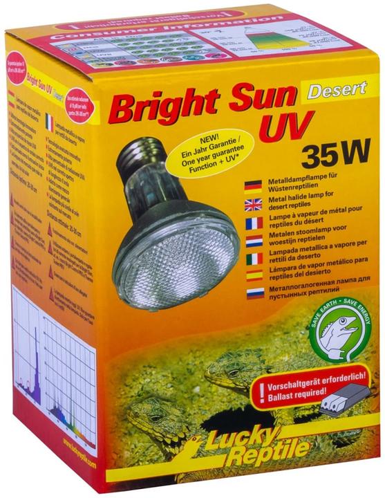 Produktbild Lucky Reptile Bright sun UV Desert 35W (UVB, UVA)