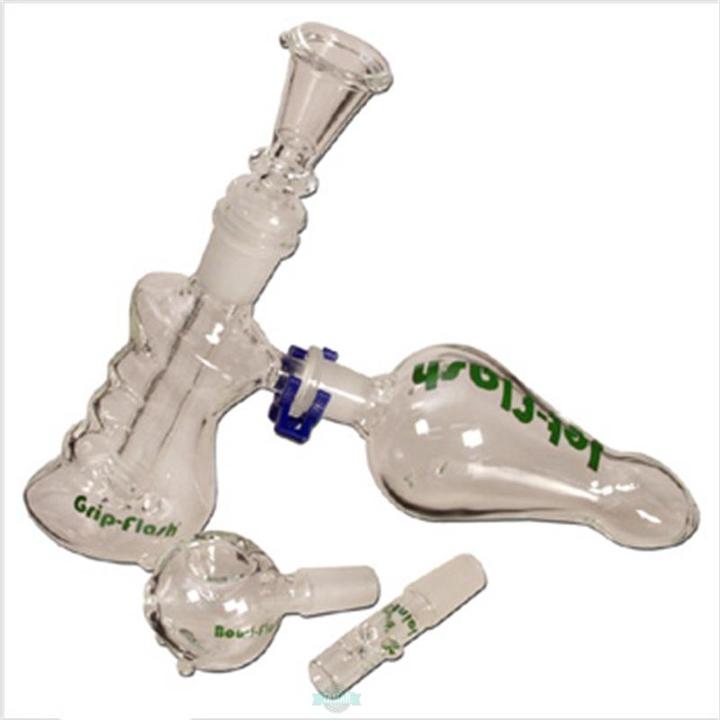 Image du produit Black Leaf Pipe en verre Jet Flash Set