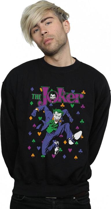 Produktbild Batman Joker Karten springen Baumwolle Sweatshirt (L)