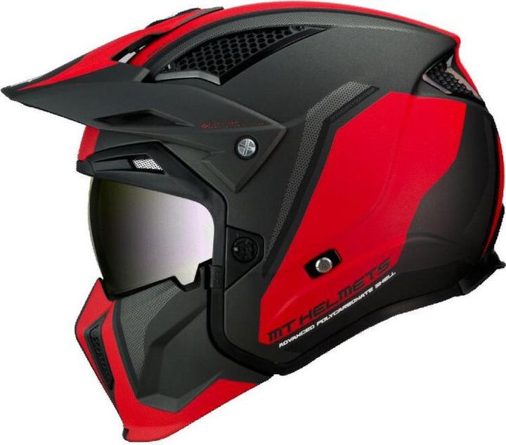 Image du produit MT Helmets casque moto cross simple ecran transformable avec mentonniere amovible streetfighter sv twin c5 (ec (64 cm, XXL)