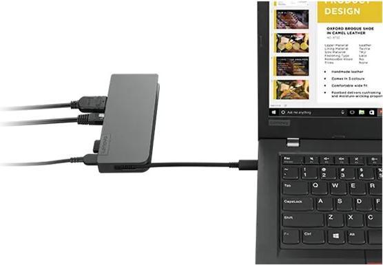 Productafbeelding Lenovo Travel Hub (USB-C, 8 Havens)