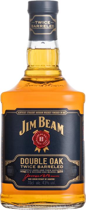 Produktbild Jim Beam Double Oak (Bourbon, 1 x 70 cl)