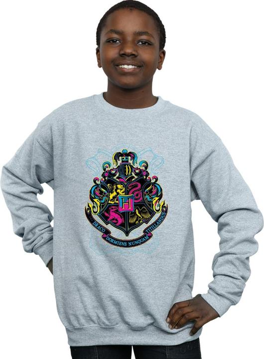 Immagine prodotto Neon Hogwarts Crest Felpa Ragazzi (140, 146)