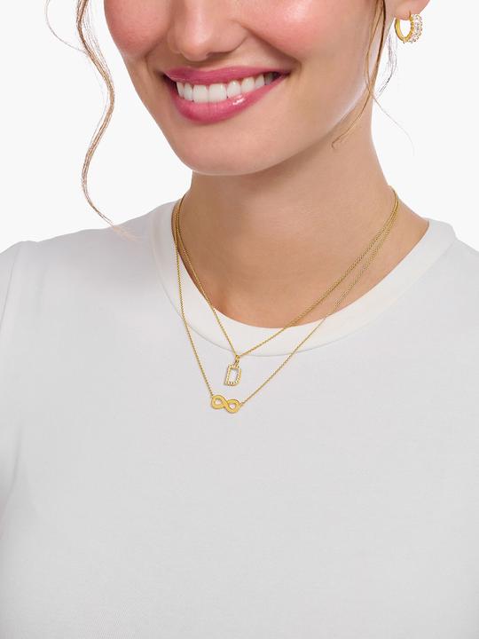 Image du produit Thomas Sabo Chaîne avec pendentif lettre D plaqué or (Argent 925, 38 - 45 cm)