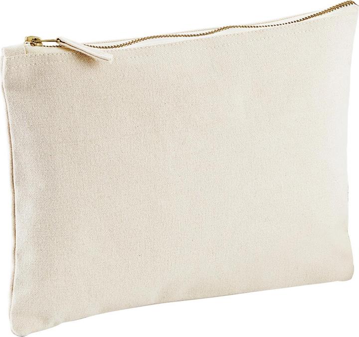 Westford Mill Canvas Stoffbeutel Tasche Kosmetiktasche (2 StückPackung)