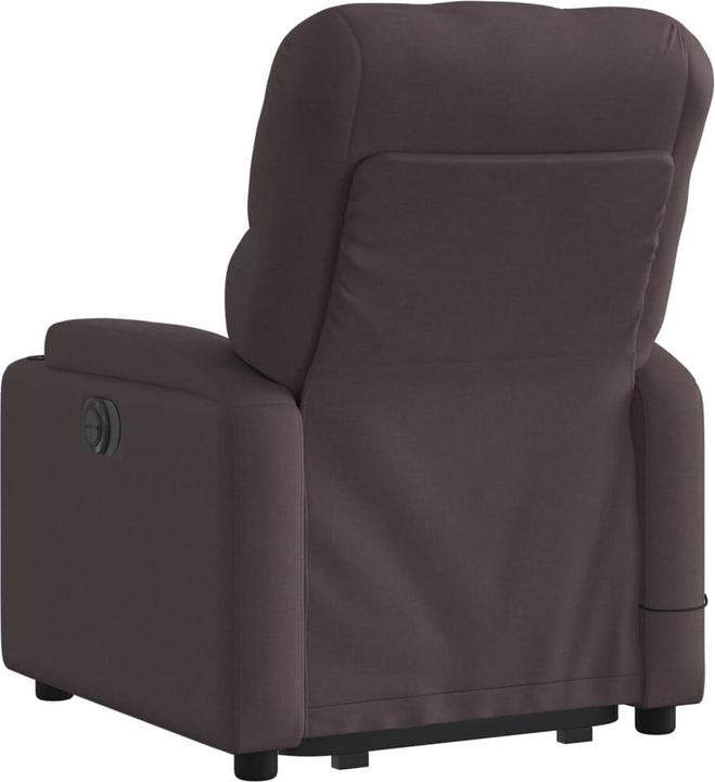 Produktbild VidaXL Massagesessel Aufstehhilfe Fernsehsessel Relaxsessel Dunkelbraun Stoff