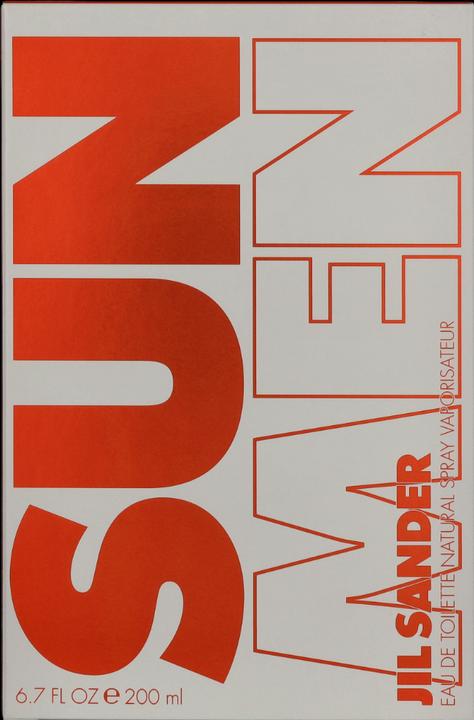 Actual product image Jil Sander The Sun Men (Eau de toilette, 200 ml)