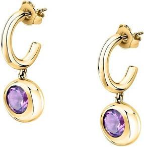Immagine prodotto Morellato - Charming gold-plated hoop earrings with pendants Semipreziose SAXN16