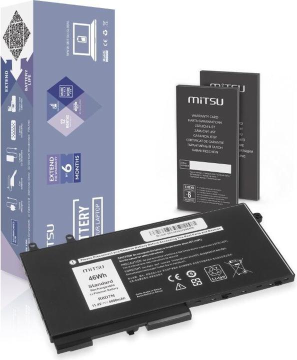 Actual product image Mitsu DELL LATITUDE PRECISION 4000mAh 11.4V