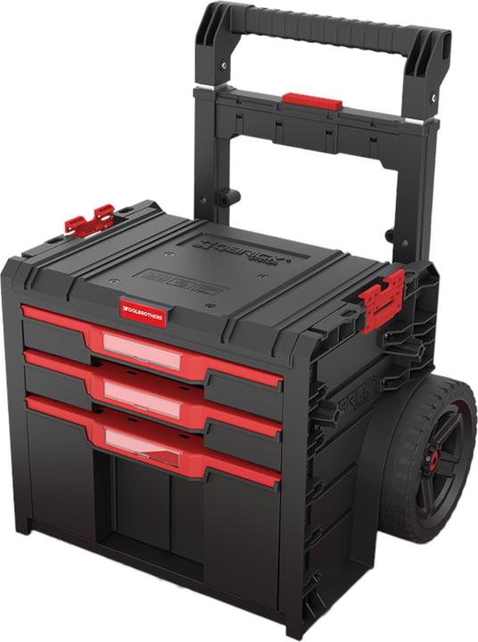 Produktbild Tool Brothers Toolbrothers RHINO L Cart 2.0 Plus Drawer 3 ECO Werkzeugkoffer auf Rädern 520 x 415 x 660 mm 12 l