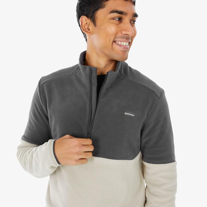 Immagine prodotto Quechua Pile da trekking da uomo MH 500 - Beige (S)