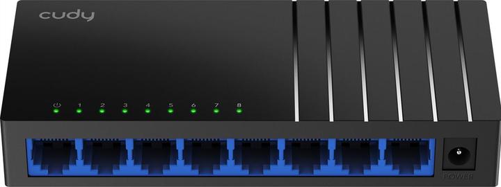 Productafbeelding Cudy GS108D netwerkswitch Gigabit Ethernet (10/100/1000) Zwart (8 Havens)