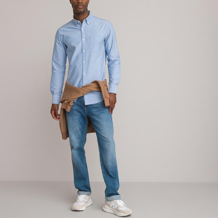Actual product image La Redoute Collections Oxford Shirt with Button-Down Collar (XXL)