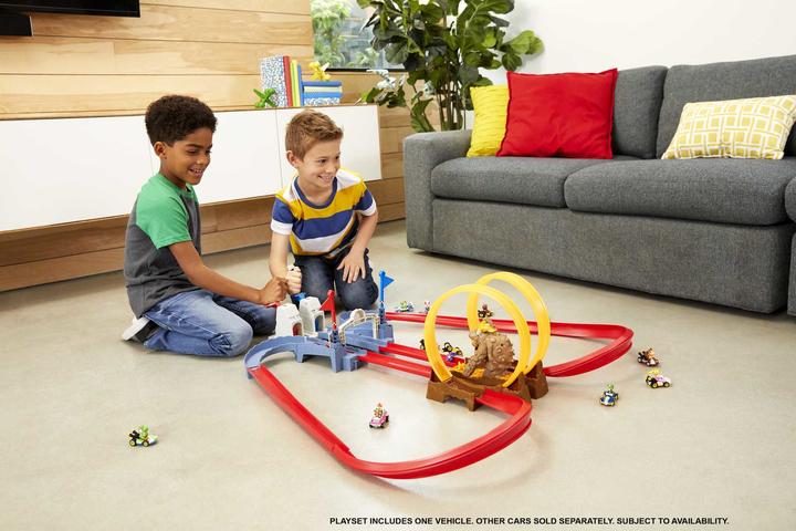 Produktbild Hot Wheels Heisse Räder Mario Kart Bowsers Castle Chaos Spielset