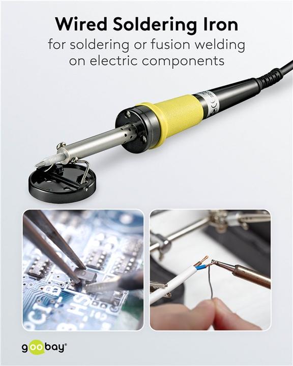 Image du produit FixPoint Fer à souder 30 W 230 V avec pannes, 1,25 m