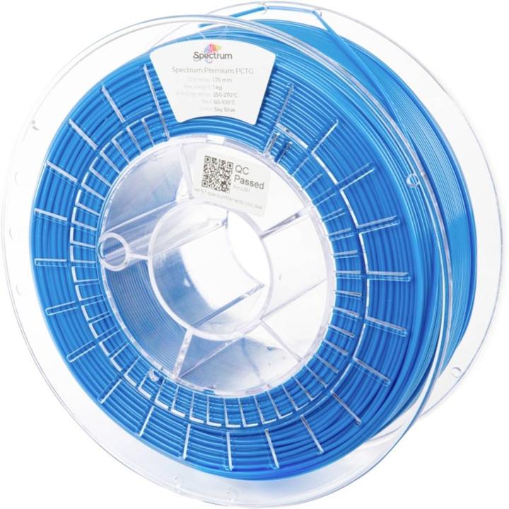 Produktbild Filament PCTG Sky Blue 1.0kg 1.75mm (PCTG, 1.75 mm, 1000 g, Blau)