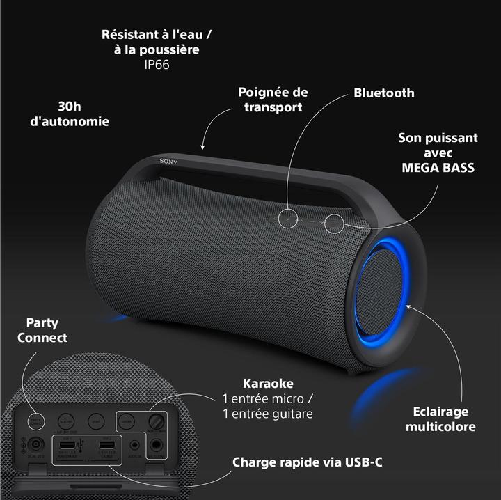 Produktbild Sony SRS-XG500 (30 h, Akkubetrieb)