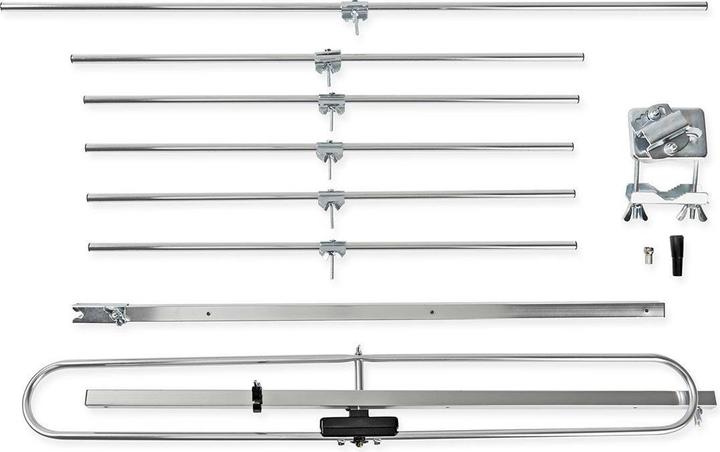 Actual product image Nedis TV antenna - Max. 13dB gain - VHF: 174-230 MHz - 50km range - for outdoor use (Parabolic antenna, 13 dB, UKW / MW / LW)