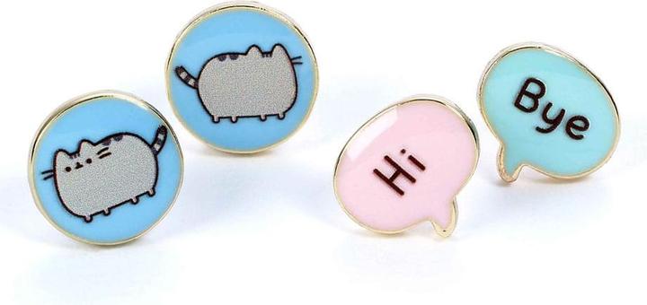 Produktbild Carat PUSHEEN - Hi & Bye - Set de 2 Paires de Boucles d'Oreilles (Emaille, Zinklegierung)